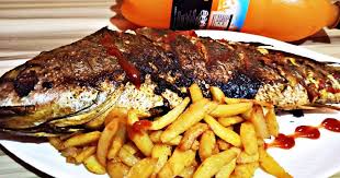 Full Croaker Served With Chips